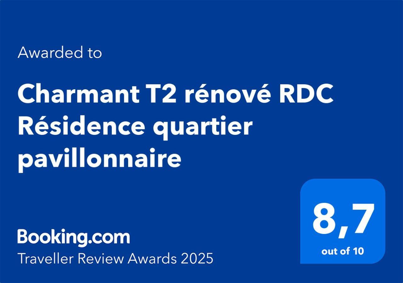 Charmant T2 Renove Rdc Residence Quartier Pavillonnaire Argelès-Gazost Zewnętrze zdjęcie